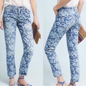 Anthropologie•Pilcro Slim Boyfriend Jeans Floral